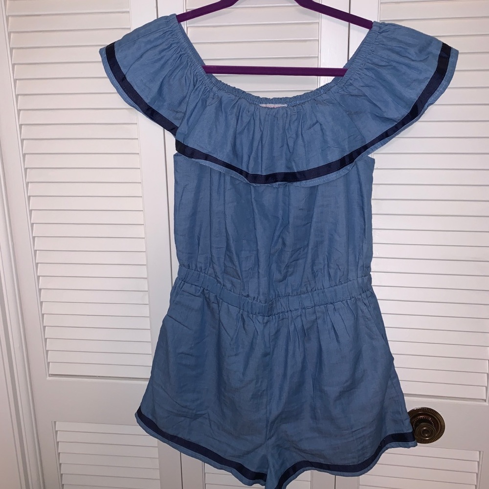 A’GACI STRAPLESS ROMPER